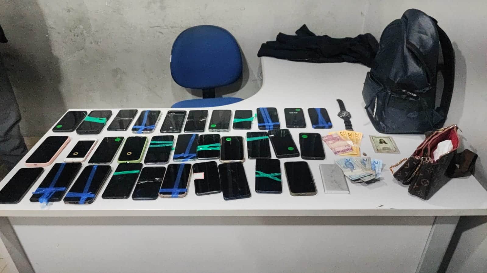 Lollapalooza: Trio preso com 30 celulares furtados